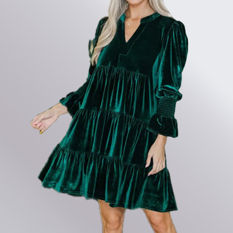 Hannah Velvet Dress