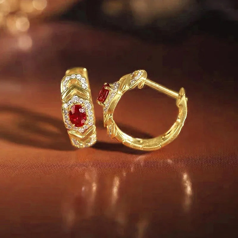 Maddison Royale Gem Hoops