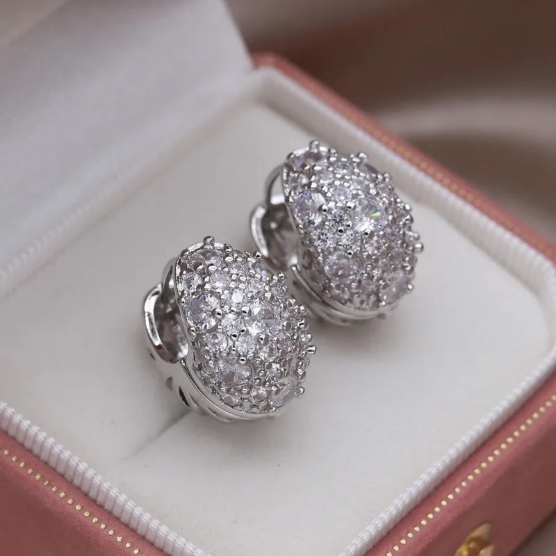 Charlotte Pavé Dome Hoops