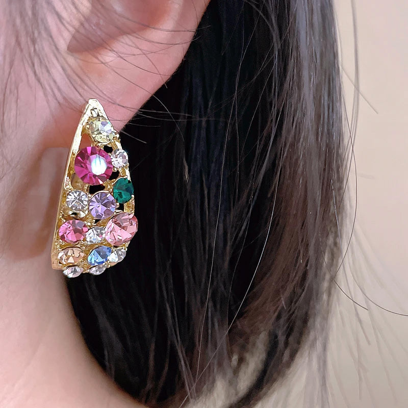 Sophie Caldwell Crystal Mosaic Earrings
