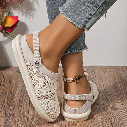 Coastal Crochet Slip-Ons