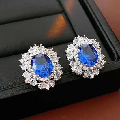 Charlotte Royal Blue Halo Set