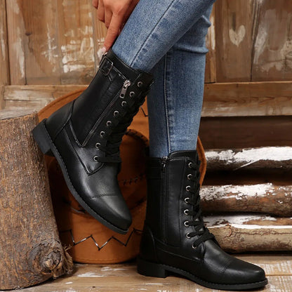 Charlotte Lace-Up Boots