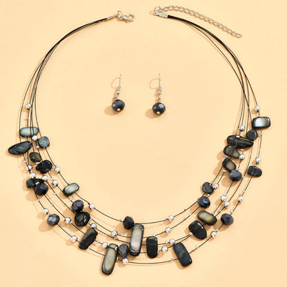 Cascade Layered Gem Set