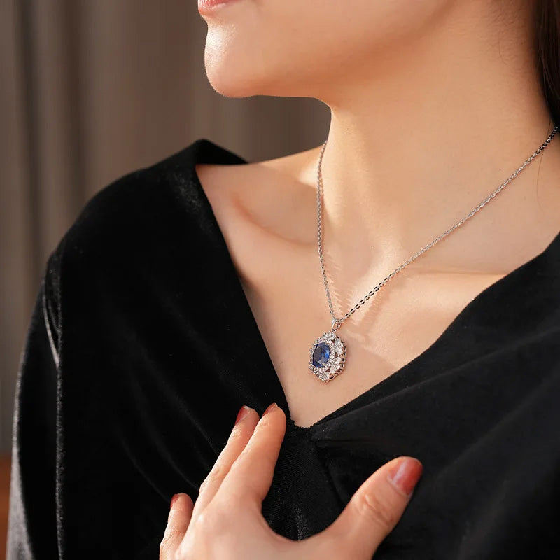 Charlotte Royal Blue Halo Set