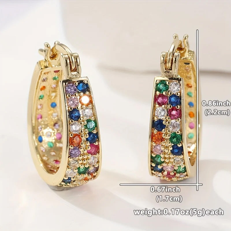 Tahlia Rainbow Hoops