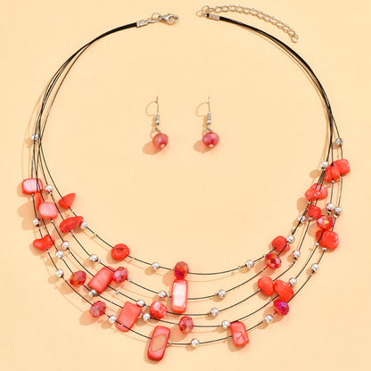 Cascade Layered Gem Set