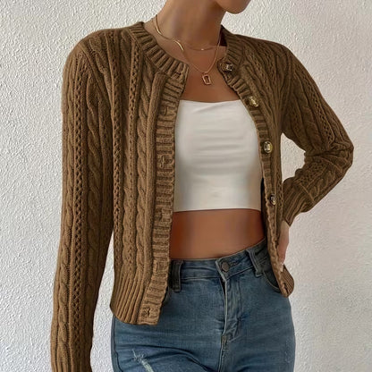 Olivia Knit Button Cardigan