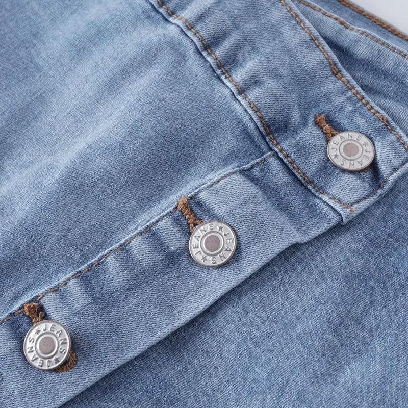Side Snap Denim