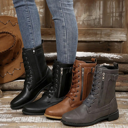 Charlotte Lace-Up Boots
