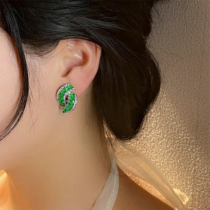 Scarlett Crystal Curve Earrings