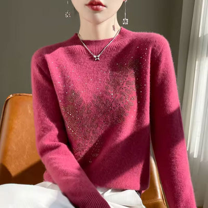 Adeline Leaf Embellishments Sweater