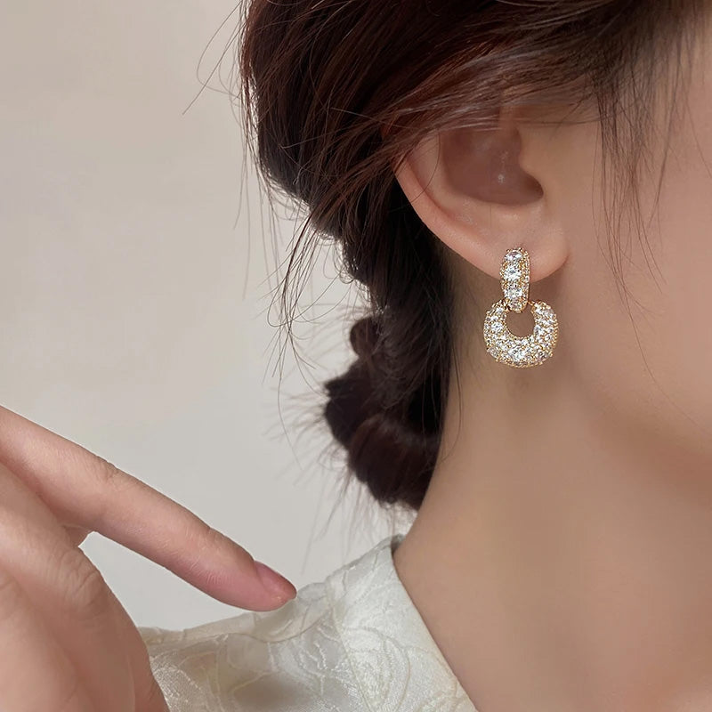 Harper Crystal Link Earrings