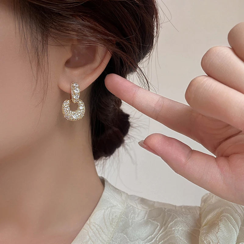 Harper Crystal Link Earrings