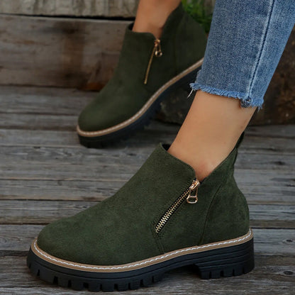 Tahlia Zip Ankle Boots