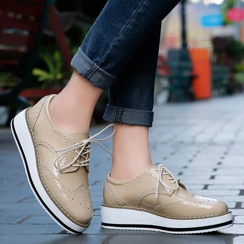 Harper Platform Oxford Shoes