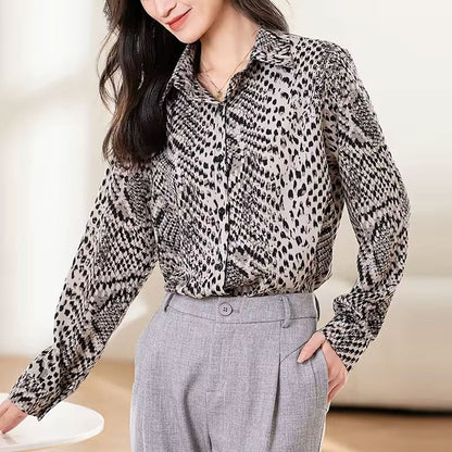 Hazel Safari Print Blouse