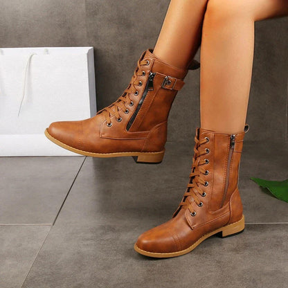 Charlotte Lace-Up Boots
