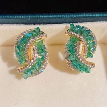 Scarlett Crystal Curve Earrings
