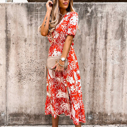 Meadow Bloom Midi Dress