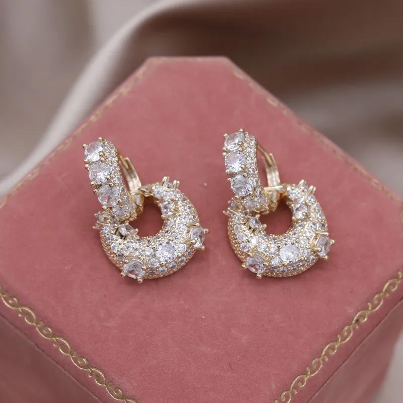 Harper Crystal Link Earrings