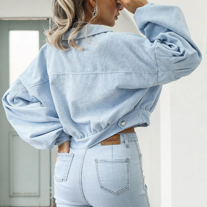 Corduroy Crop Jacket
