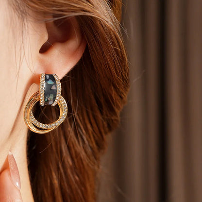 Madeline Noir Crystal Drops