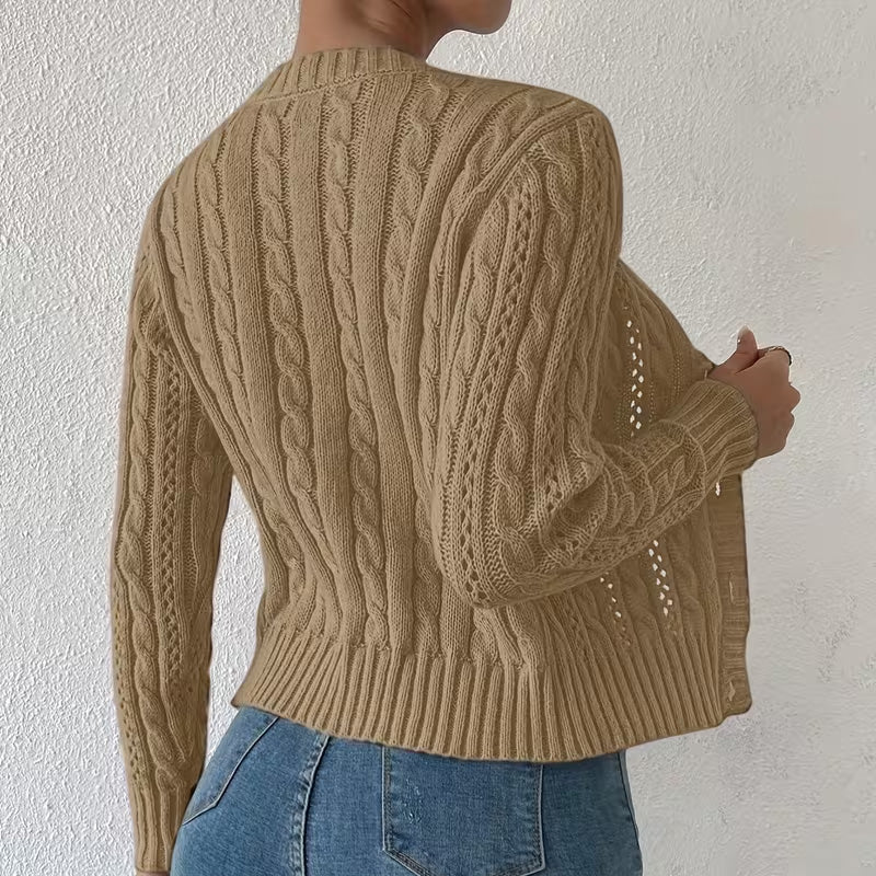 Olivia Knit Button Cardigan