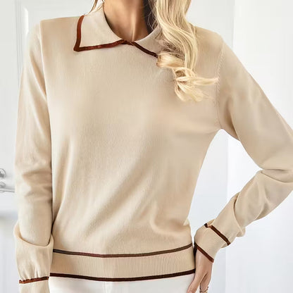 Chloe Collared Knit Sweater