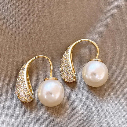 Georgia Pearl Drop Earrings