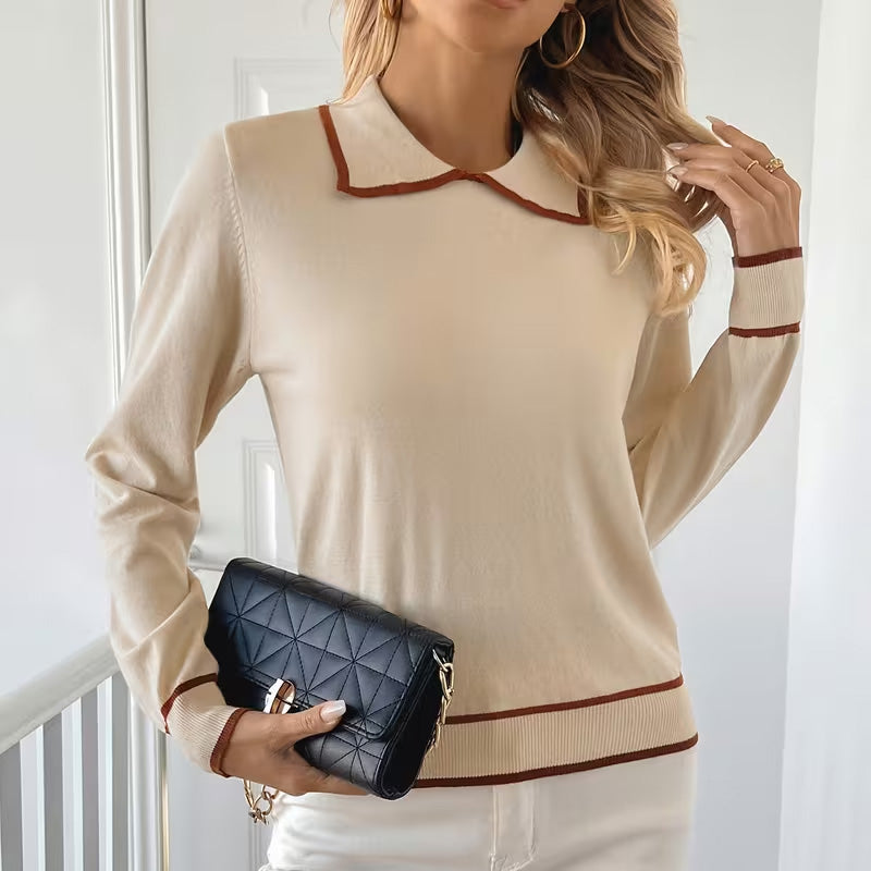 Chloe Collared Knit Sweater