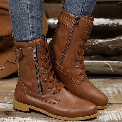 Charlotte Lace-Up Boots