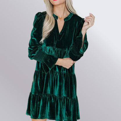 Hannah Velvet Dress