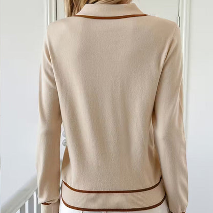 Chloe Collared Knit Sweater