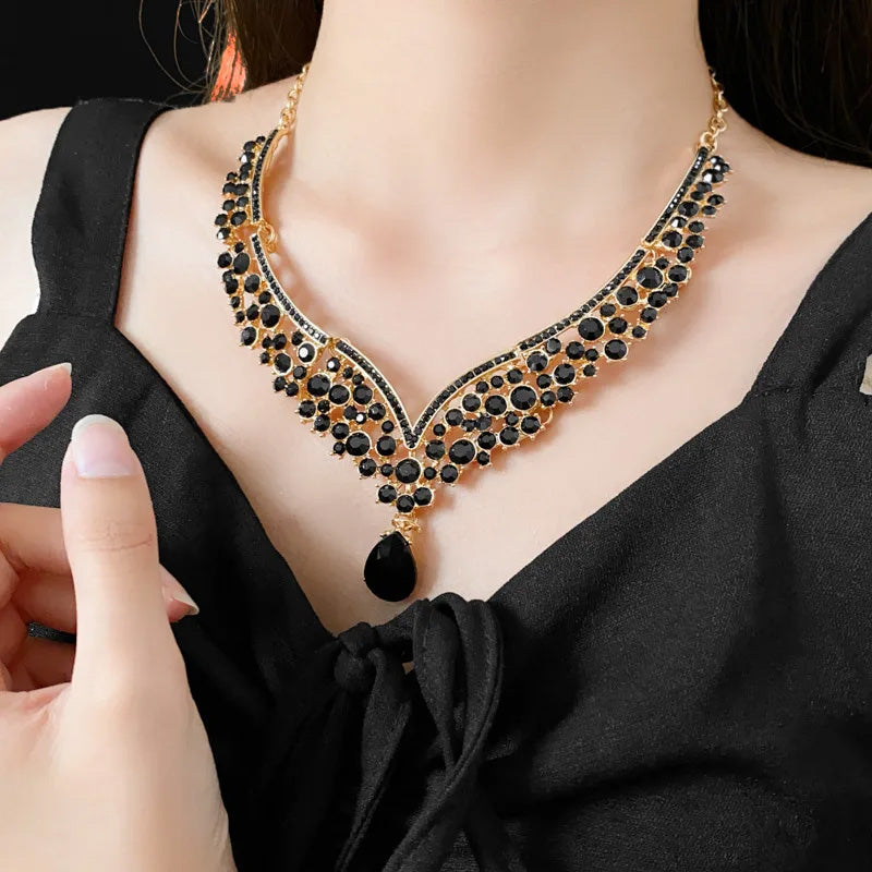 Isabella Midnight Crystal Set