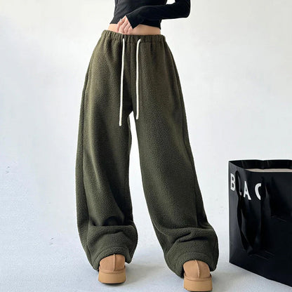 Harper Wide-Leg Fleece Pants