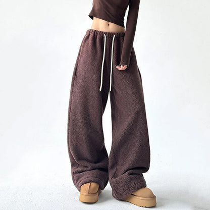 Harper Wide-Leg Fleece Pants