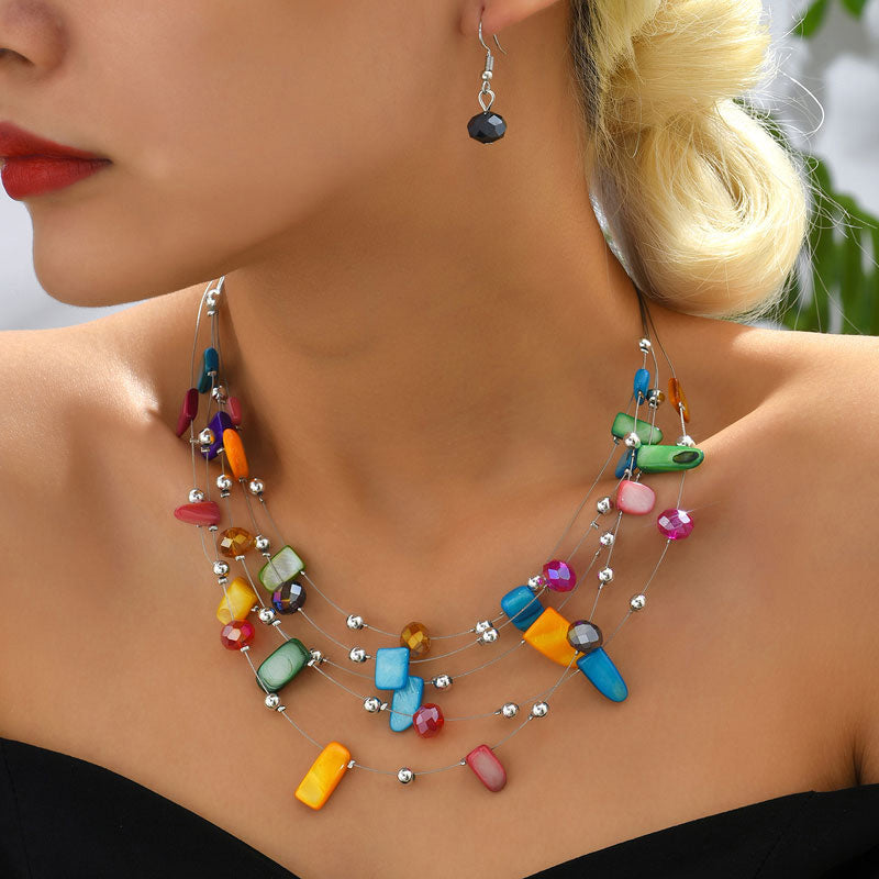 Cascade Layered Gem Set