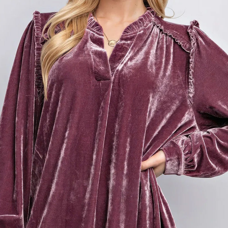 Olivia Velvet Dress