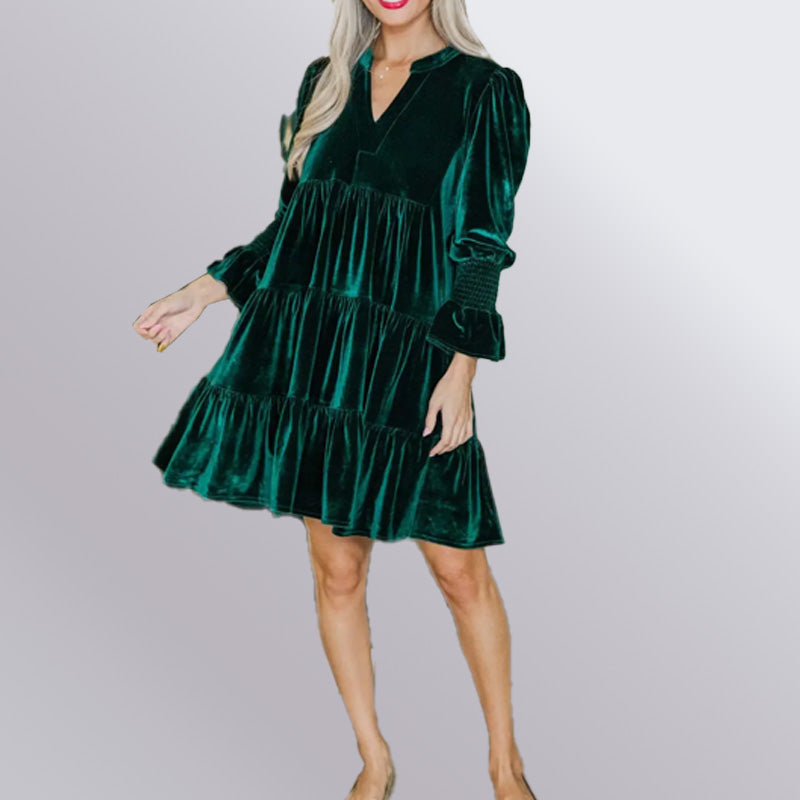 Hannah Velvet Dress