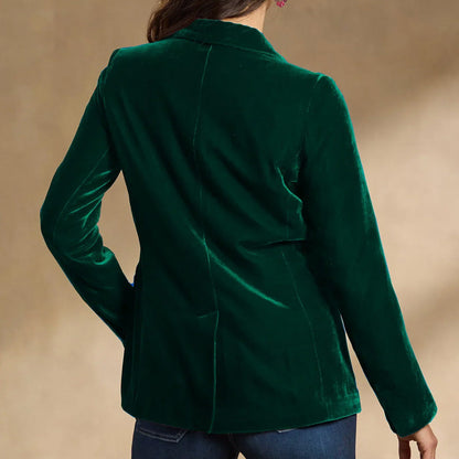 Clara Velvet Blazer