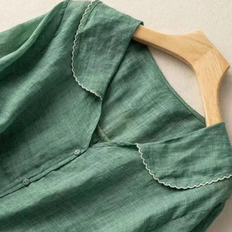Amelia Linen Blouse