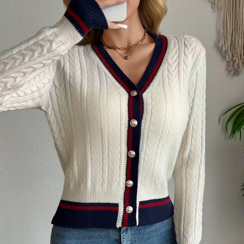 Harper Cable Knit Cardigan