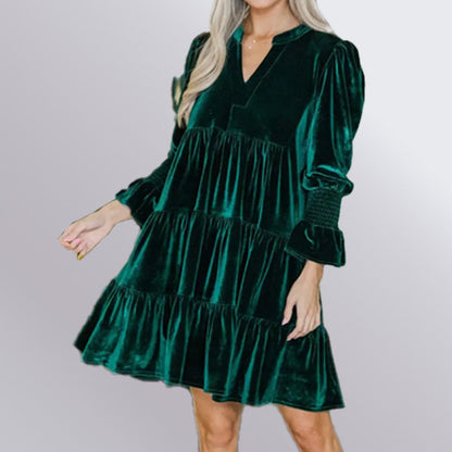 Hannah Velvet Dress