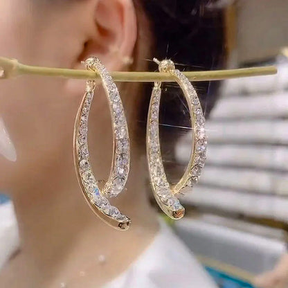 Chloe Hart Hoop Earrings