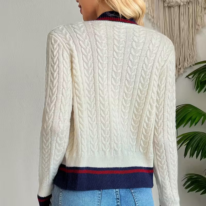 Harper Cable Knit Cardigan