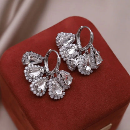Sienna Crystal Drop Hoops