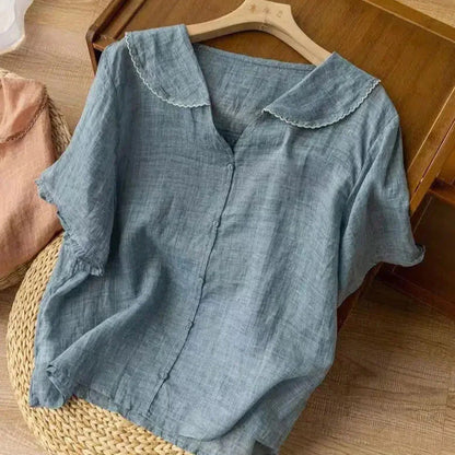 Amelia Linen Blouse