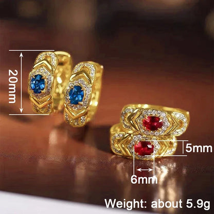 Maddison Royale Gem Hoops