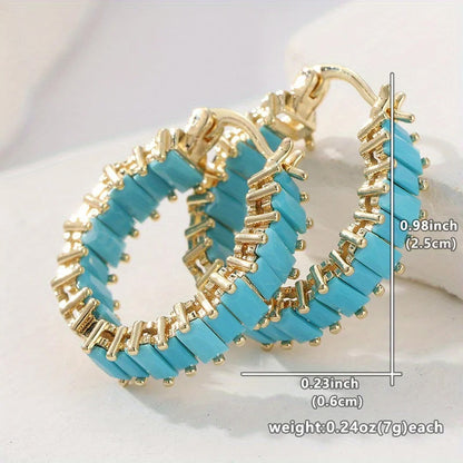 Tayla Ocean Bar Hoops